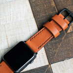 Custom Made Apple Watch Strap // Cognac (38 mm)