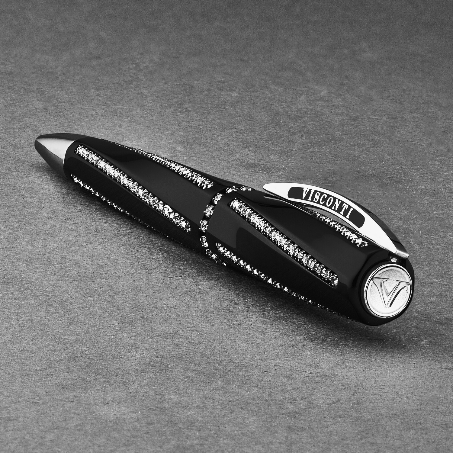 Visconti Divina Royale Black Ballpoint Pen // 37502 - Swiss timepieces ...