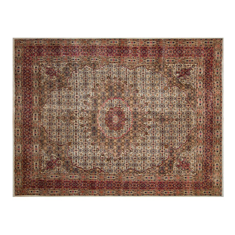 Hand Woven Vintage Rug // Multicolor // 9.5' x 13'