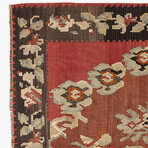 Hand Woven Vintage Rug // Multicolor // 6' x 9.1'