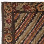 Hand Woven Vintage Rug // Multicolor // 4.8' x 10.3'