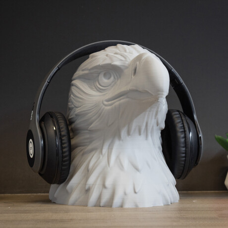 Bald Eagle Headphone Stand