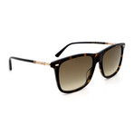 Men's GG0518S Sunglasses // Havana + Gold