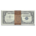 1957 B $1 Silver Certificates Pack Gem Uncirculated // Pack of 100 // # 801 - 900