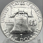 1963 D BU Roll Franklin Half Dollars // Roll of 20