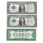 1928 A $1 Silver Certificate 6 Consecutive // # 045 - 050