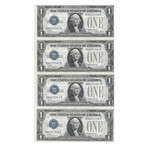 1928 A $1 Silver Certificate 6 Consecutive // # 045 - 050