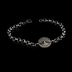 Tree Of Life Bracelet // Silver (8.5")