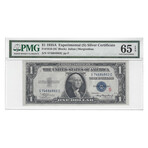 1935 A $1 Silver Certificate Experimental "S" Note 65 EPQ Gem Uncirculated // #862