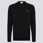 Crew Neck Sweater // Black (2XL)