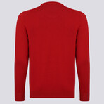 Crew Neck Sweater // Red (2XL)