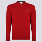 Crew Neck Sweater // Red (XL)