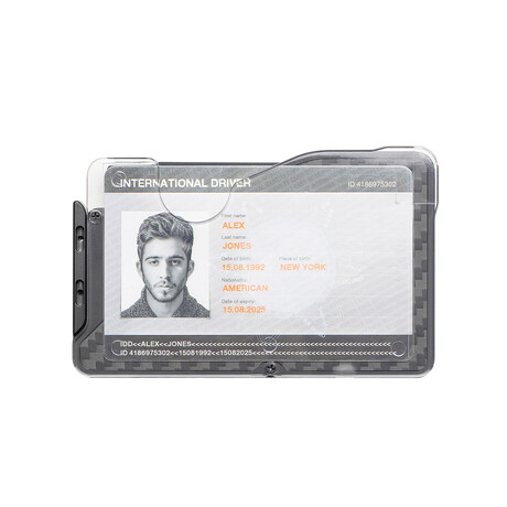 Fantom X ID Holder // Clear + Transparent