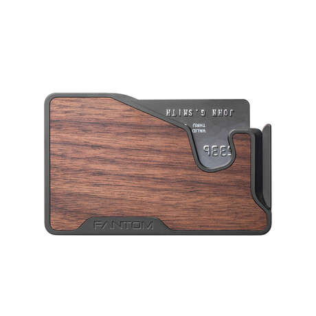 Fantom X Walnut // Dark Wood (Extra Slim // 4-7 Cards )