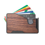 Fantom X Walnut // Dark Wood (Extra Slim // 4-7 Cards )