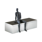 Posing Man Shelf Decor