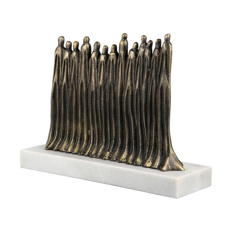 Bravado Sculpture // Gold