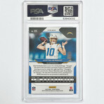 Justin Herbert 2020 Panini Prizm Blue Ice Rookie Card #45/99 - PSA 10