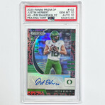Justin Herbert 2020 Panini Prizm Draft Picks Snakeskin - Autographed Rookie Card - PSA 10
