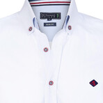 Halden Long Sleeve Button Up // White (M)