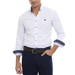 Halden Long Sleeve Button Up // White (XL)