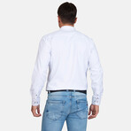 Odeon Long Sleeve Button Up // White (M)
