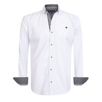 Odeon Long Sleeve Button Up // White (2XL)