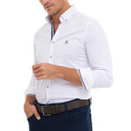 Risor Long Sleeve Button Up // White (XL)