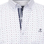 Athor Long Sleeve Button Up // White (M)