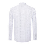 Athor Long Sleeve Button Up // White (XL)