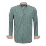 Bata Long Sleeve Button Up // Green (XL)