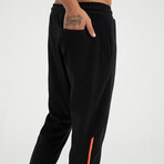 Split Style Sweatpants // Black (XL)