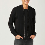 Double Zipper Jacket // Black (XL)