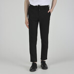 Elastic Belt Sweatpants // Black (L)