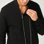 Double Zipper Jacket // Black (XL)