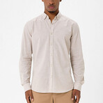 Mx39 Long Sleeve Button Down // Beige (S)