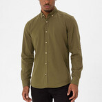 Mx39 Long Sleeve Button Down // Olive (S)