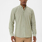 Mx39 Long Sleeve Button Down // Dark Green (S)