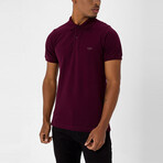 Mx48 Short Sleeve Polo // Bordeaux (S)