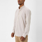 Mx39 Long Sleeve Button Down // Beige (S)