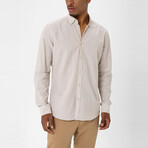 Mx39 Long Sleeve Button Down // Beige (S)