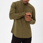Mx39 Long Sleeve Button Down // Olive (S)