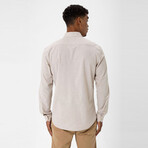 Mx39 Long Sleeve Button Down // Beige (S)