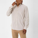 Mx39 Long Sleeve Button Down // Beige (S)