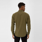 Mx39 Long Sleeve Button Down // Olive (S)