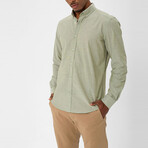 Mx39 Long Sleeve Button Down // Dark Green (S)