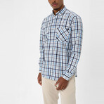 Mx40 Long Sleeve Button Down // Blue (S)