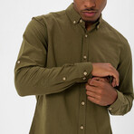 Mx39 Long Sleeve Button Down // Olive (S)