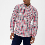 Mx40 Long Sleeve Button Down // Bordeaux (S)