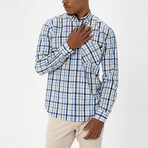 Mx40 Long Sleeve Button Down // Blue (S)
